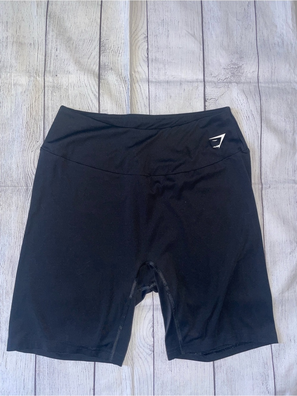 Gymshark Black High-Waist Bike Shorts